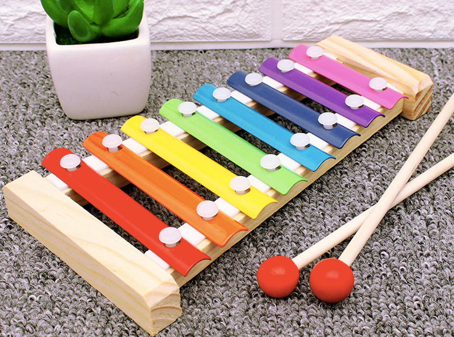 Wooden Xylophone Montessori 8 Tone toy Piano