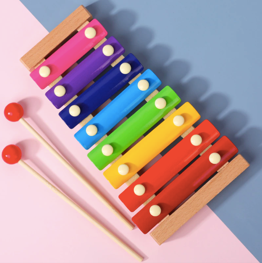 Wooden Xylophone Montessori 8 Tone toy Piano